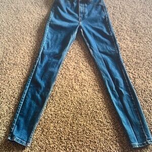 Zara Dark Blue Skinny Jeans